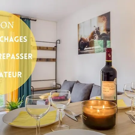 Apartamento Cocoon - Jardin - Boite A Cle - Wi-Fi Baulne Exterior foto